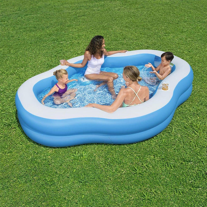 Bestway Splashview Planschbecken 270 x 198 x 51 cm Splash View, Splash View
