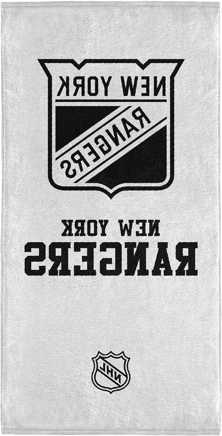 New York Rangers NHL Duschtuch Handtuch Badetuch in 70 x 140 cm, 100 % Baumwolle