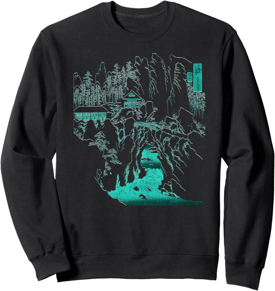 Berühmte Japanische Kunst Mount Haruna Hiroshige Stilvoll Sweatshirt