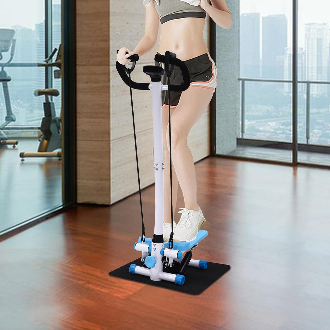 Swing Side Stepper Fitness Swing Stepper mit Lenker, Hometrainer bis 150 kg 29 * 39 * 110cm,Übung St