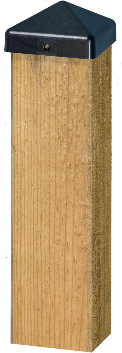 Megran Pfostenkappe 50 Stück - Zaunkappe für Holzpfosten 9cm x 9cm - Pfostenabdeckung Schutzkappe in