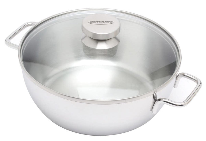 demeyere Apollo CONISCHE SUDDERPOT + DE SEL Glas 54424