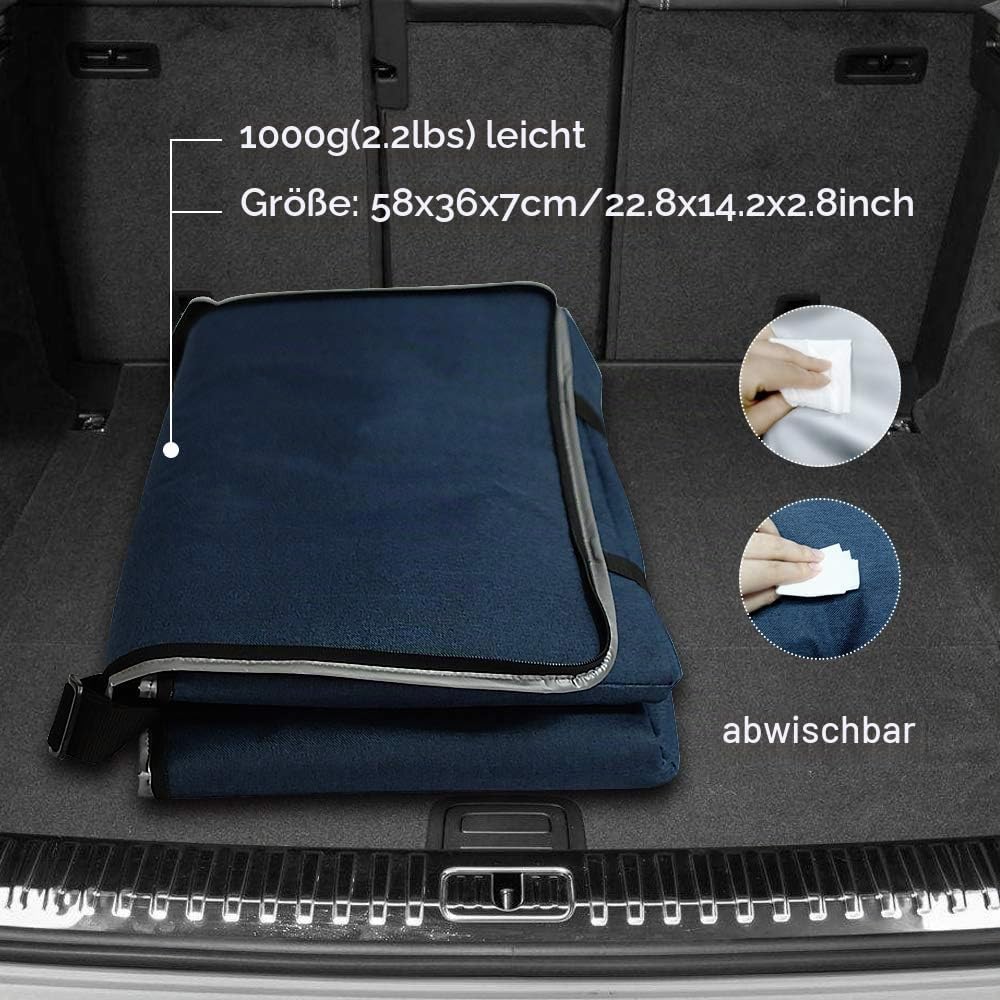 TIYASTUN® Kühltasche Gross 58L faltbar Gross, Thermotasche zum Umhängen Faltbar Isoliertasche gross