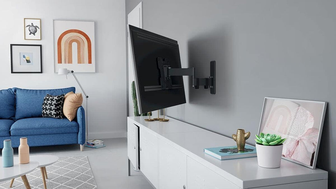 Vogel's Quick TVM 1245 Schwenkbare TV-Wandhalterung für 19-43 Zoll Fernseher, Max. 15 kg, Schwenkbar