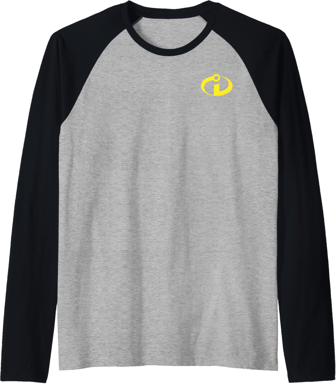 Disney Pixar Incredibles Yellow Logo Pocket Raglan