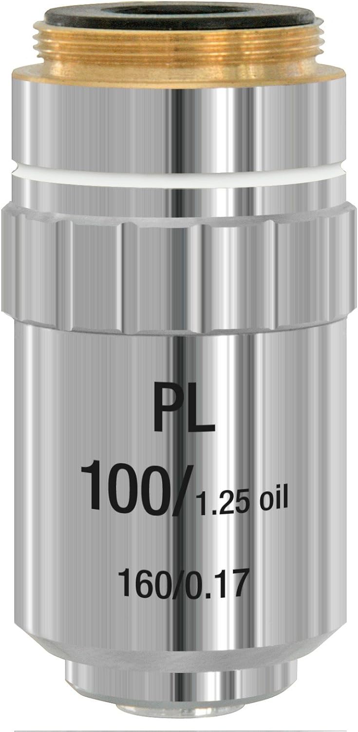 Bresser Mikroskop Objektiv planachromatisch DIN-PL 100x (Öl), 100x