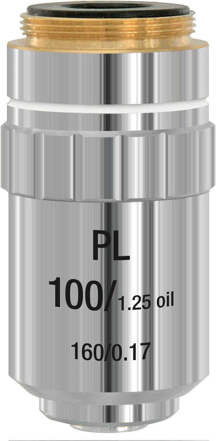 Bresser Mikroskop Objektiv planachromatisch DIN-PL 100x (Öl), 100x