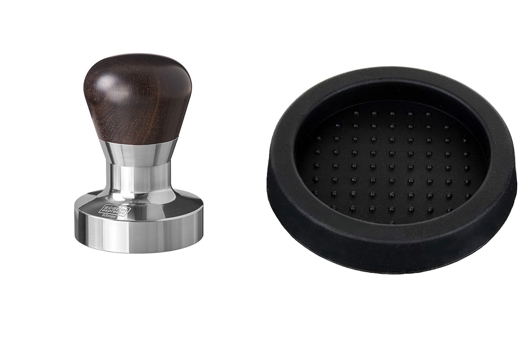 scarlet espresso | Tamper »Passion« für Barista; mit ergonomischem PVC- oder Edelholzgriff nach Wahl