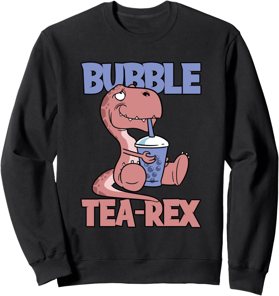 T-Rex Dinosaurier Dino Bubble Tea Tea-Rex Boba Sweatshirt