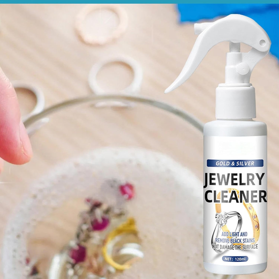 Schmuck-Reinigungsspray, 120 ml, sofortiger Anlaufentferner, schnelle Schmuckreinigerlösung, Anlaufs