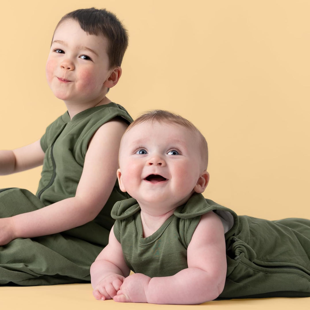 Schlummersack leicht gefütterter Babyschlafsack Frühjahr/Sommer 1.0 Tog für Mädchen und Jungs - in v