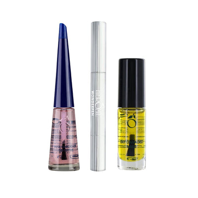 Herome 3-in-1 Maniküre Set mit Nagelhärter & Nagelöl -1 set- stärkende Nagelöl, Serum für die Nagelh