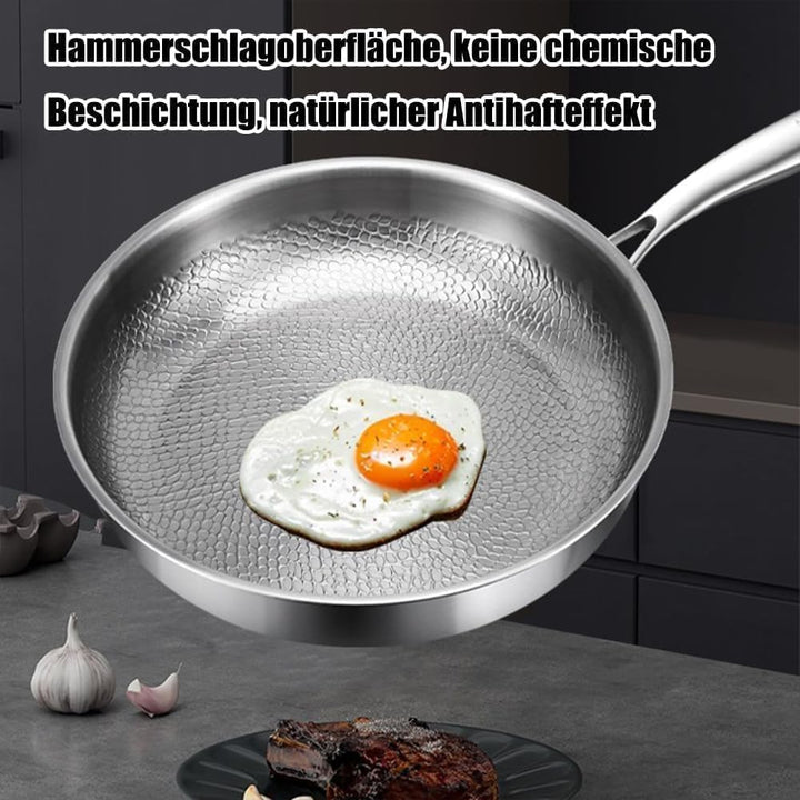 Titan Pfanne, Nicht Klebrige Reine Titantöpfe, Titan-Nährstoff-Hammertöpfe zum Kochen, Geeignet für