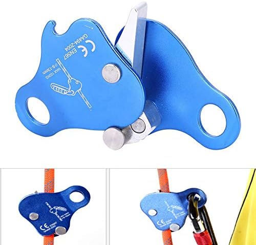 Seilgreifer, Klettersicherung Outdoor Klettern Bergsteigen Abseilen Aluminium Seilgreifer Schutz