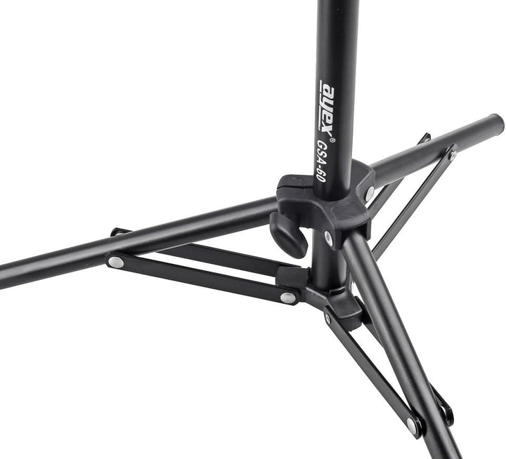 ayex kompaktes leichtes Lampenstativ Stufenlos einstellbar von 34 bis 70cm mit 5/8" Spigot Anschluss