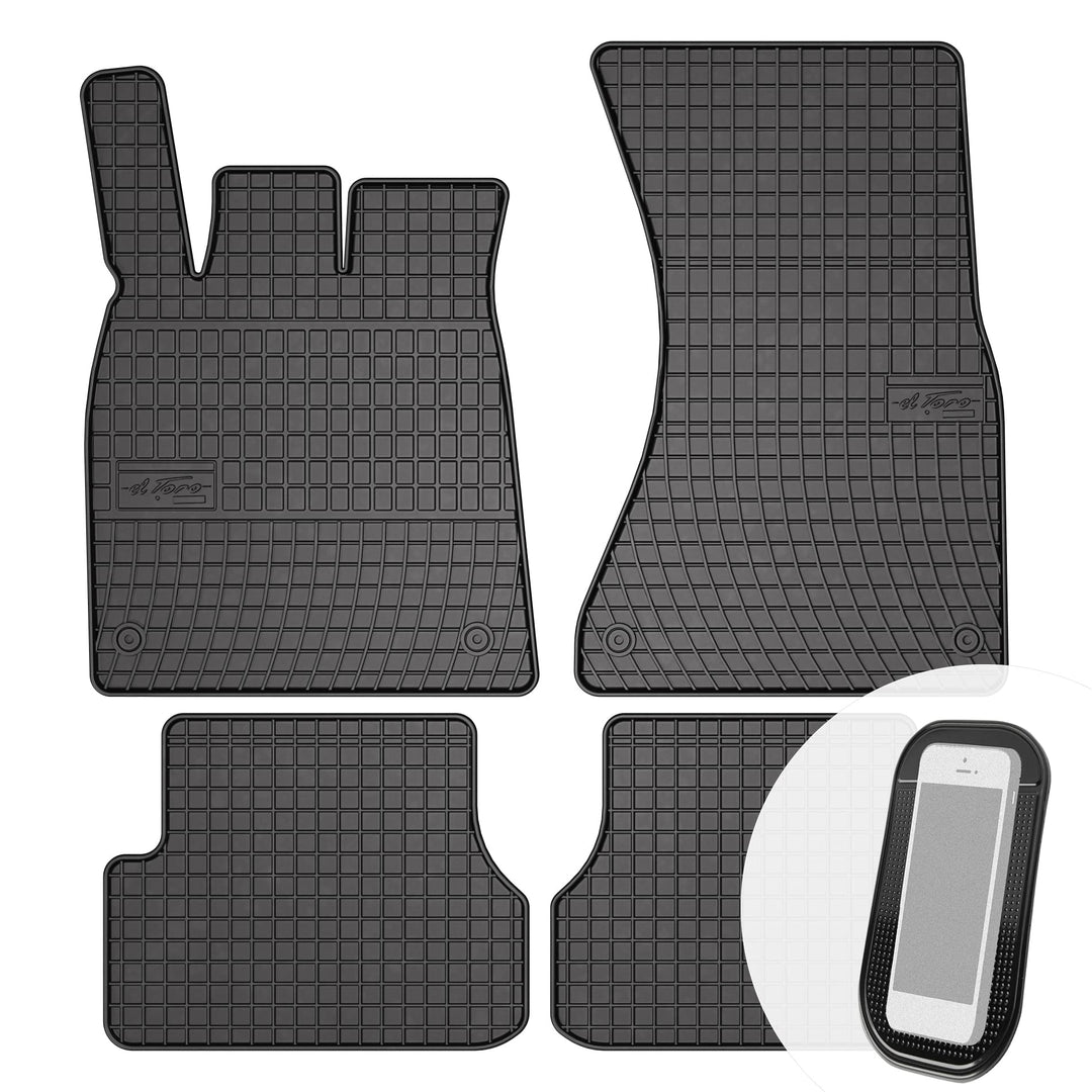 Gummimatten Auto Fussmatten Gummi Automatten Passgenau 4-teilig Set - passend für Audi A7 S7 RS7 A6