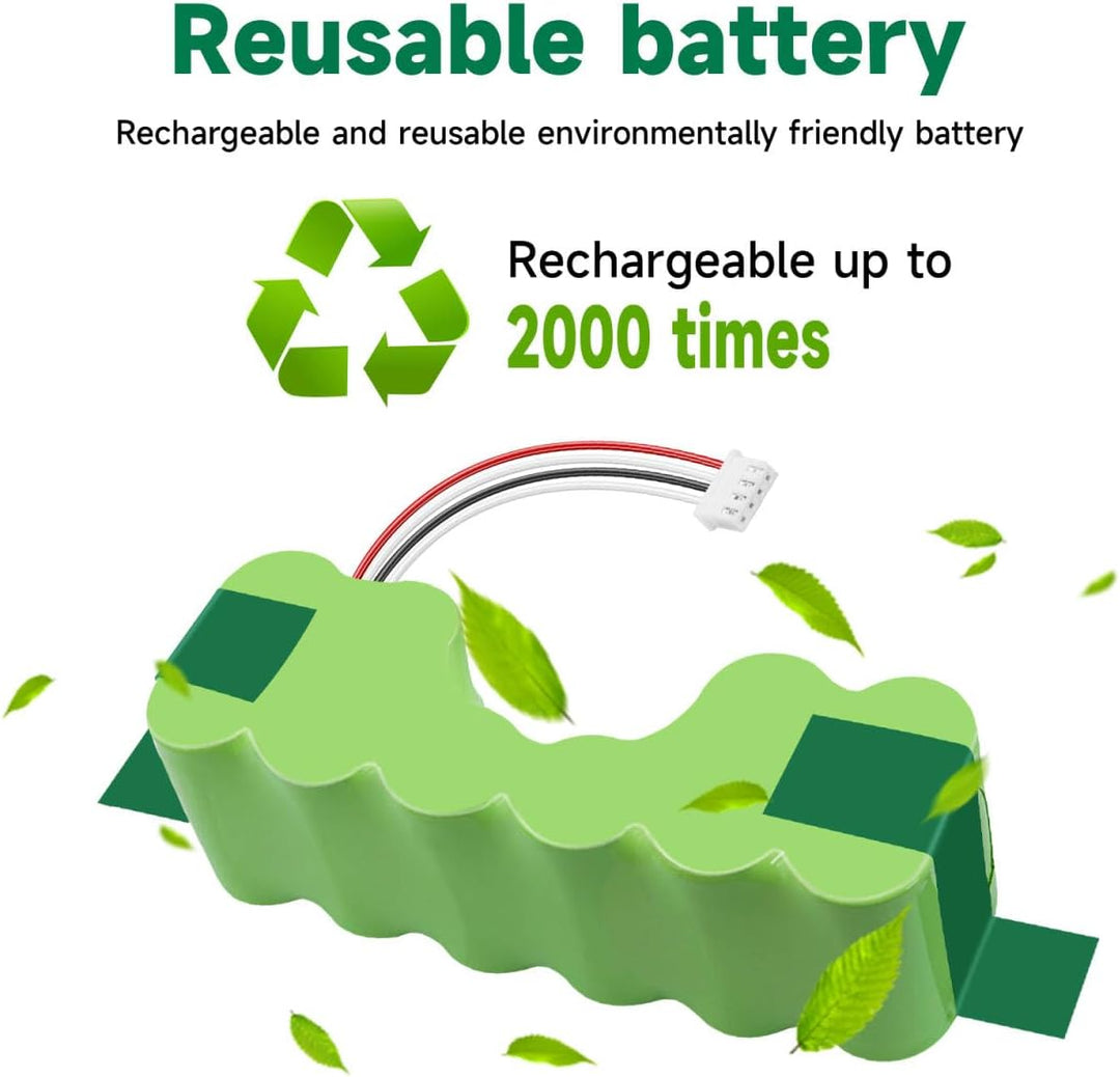 CITYORK 12V 3500 mAh Kehrmaschine ersetzt Akku kompatibel mit ECOVACS Deebot 900, 700, M88, DE33, DE