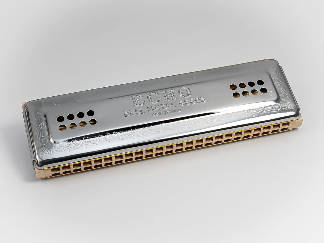 Hohner M569633 Echo Harp 96 C/G Mundharmonika Single, Single