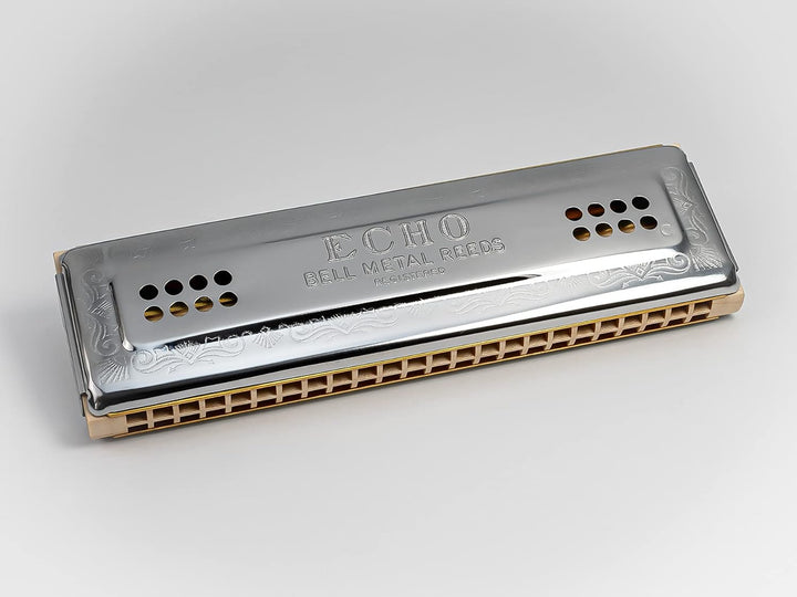 Hohner M569633 Echo Harp 96 C/G Mundharmonika Single, Single