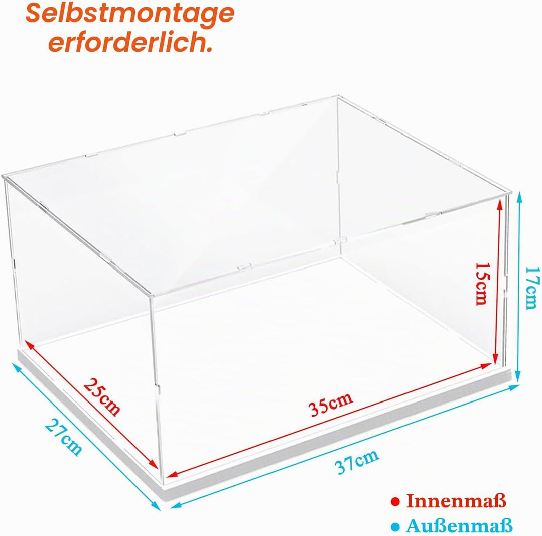 Acryl Vitrine Klar für Lego Actionfiguren Funko Pop Modell Skulptur Transparenter Plexiglas Display