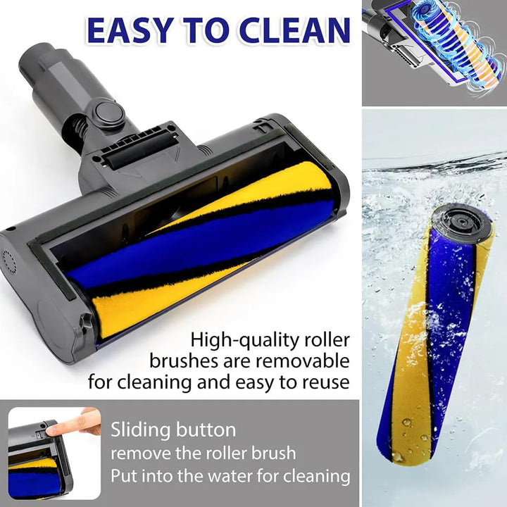 Weicher Rollbürstenkopf für Dyson V12 Detect Slim / V10 Slim Zubehör, schnurlose Reiniger, Hartholzb