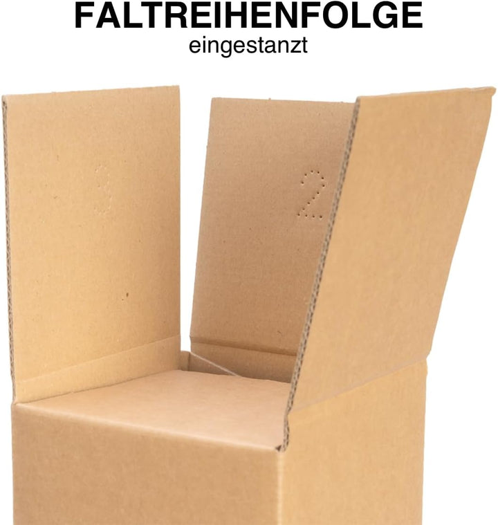 100 Versandhülse eckig 450x110x110 mm Faltkarton ohne Sperrgutzuschlag Versandrolle Versandrohr