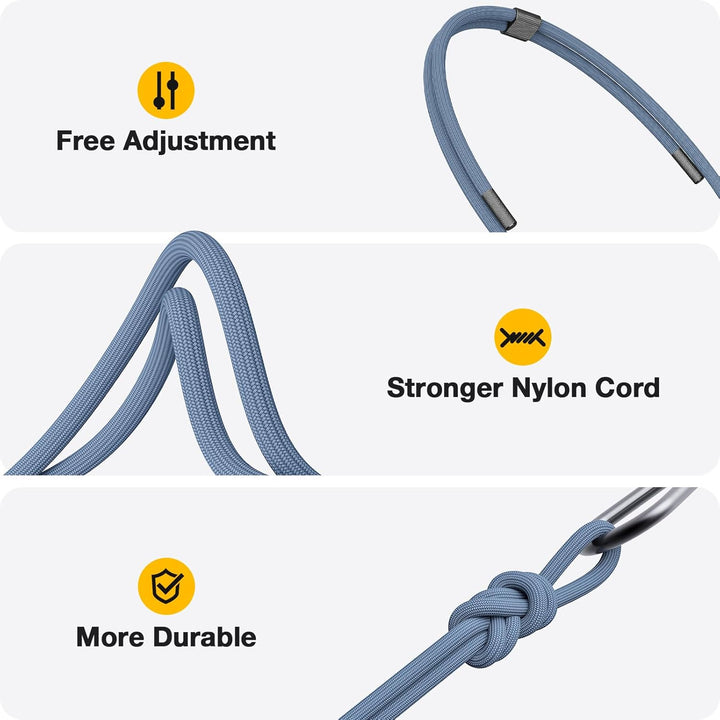 GOODVISH Handykette für iPhone 16 Hülle mit Band (6.1") | Kameraschutz und Bildschirmschutz | | Neck