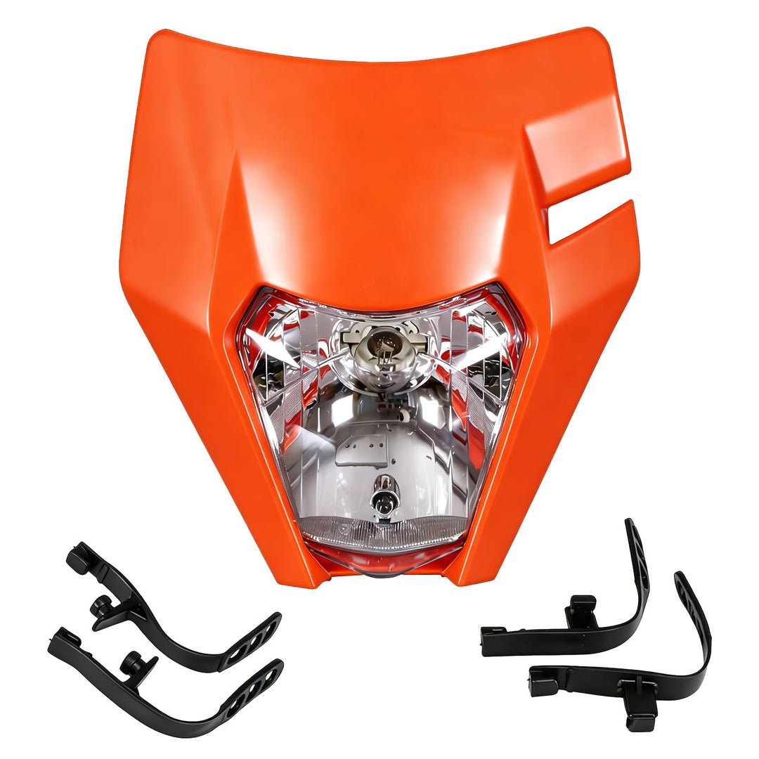 Lichtmaske Motorrad Dirt Bike Scheinwerfer Motorrad Scheinwerfer Verkleidung Maske Tagfahrlicht Für