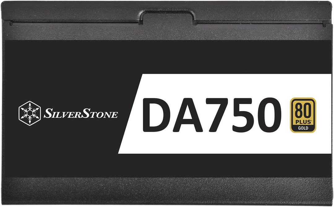 Silverstone DA750 Gold, Vollständig modulares 80-Plus-Gold-ATX-Netzteil mit 750 W, SST-DA750-G