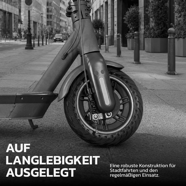 MOOVMOOV Vollgummireifen E-Scooter Reifen 10x2.5 - Kompatibel mit Elektrorollern Ninebot Max G30 - E
