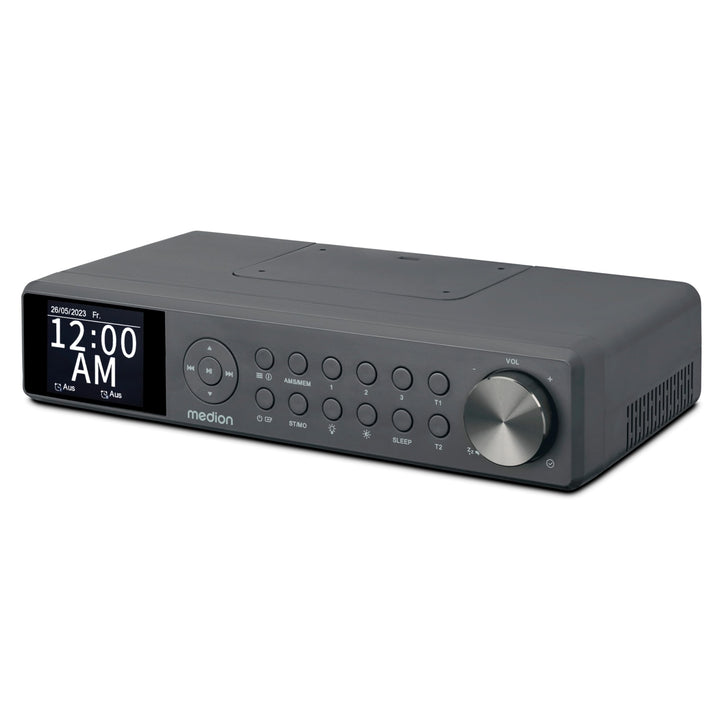 MEDION P66750 Küchen Unterbauradio (DAB+ Küchenradio, PLL UKW Radio, dimmbares TFT Farbdisplay, Koch