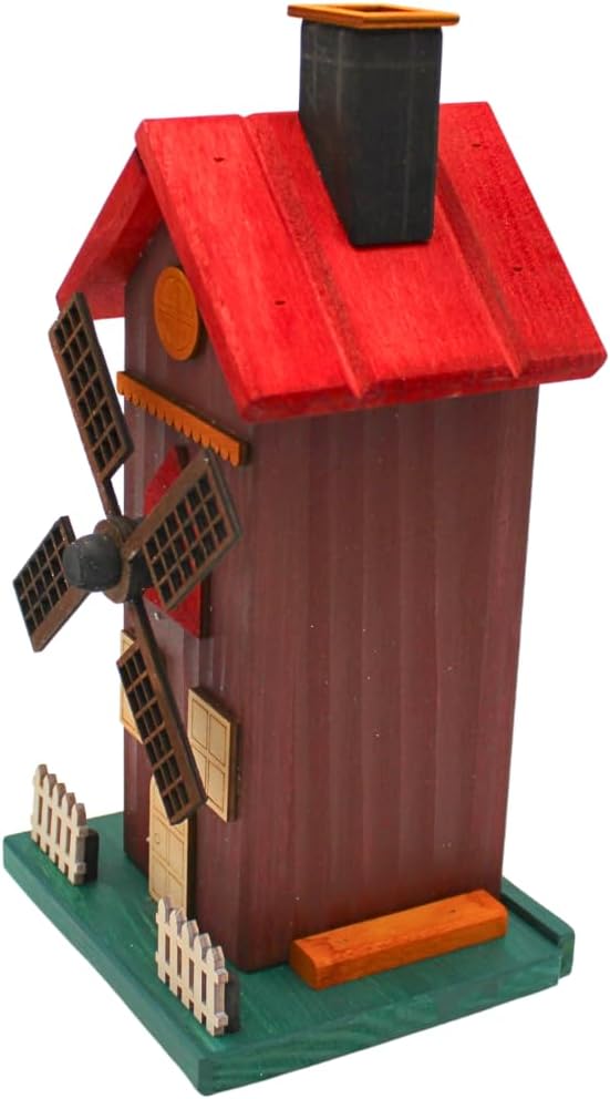 Dekohelden24 XL Räuchermann, Räucherhaus, Räucherfigur, Rauchfigur,Räuchermännchen Haus, Räucherhütt
