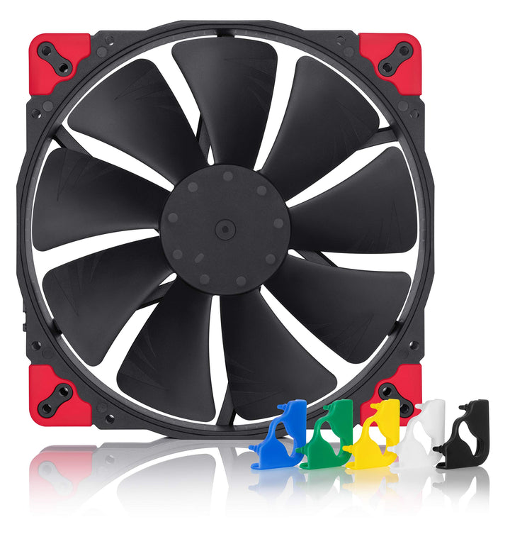 Noctua NF-A20 PWM chromax.black.swap, Leiser Premium-Lüfter, 4-Pin (200x30mm, Schwarz)