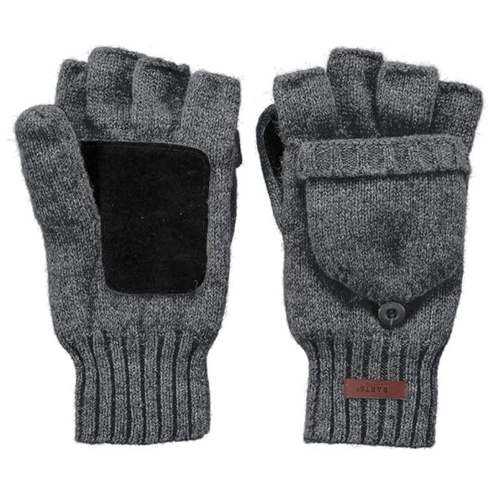 Barts Handschuhe Klapp-Fäustlinge Haakon Bumgloves, Charcoal