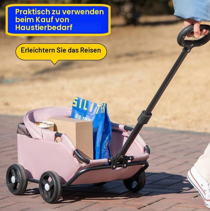 Haustierauto, bequem zum Tragen während Autofahrten und Spaziergängen, faltbar, platzsparend, geeign