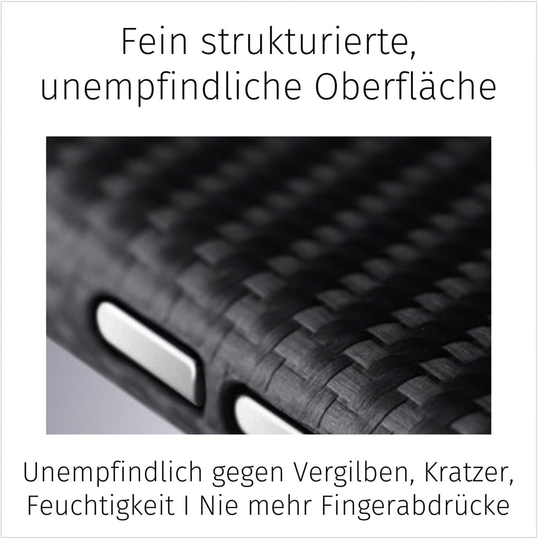 FILONO Carbon Hülle iPhone 12 Pro kompatibel mit MagSafe, ultradünn iPhone 12 Pro CARBON Case MS, iP