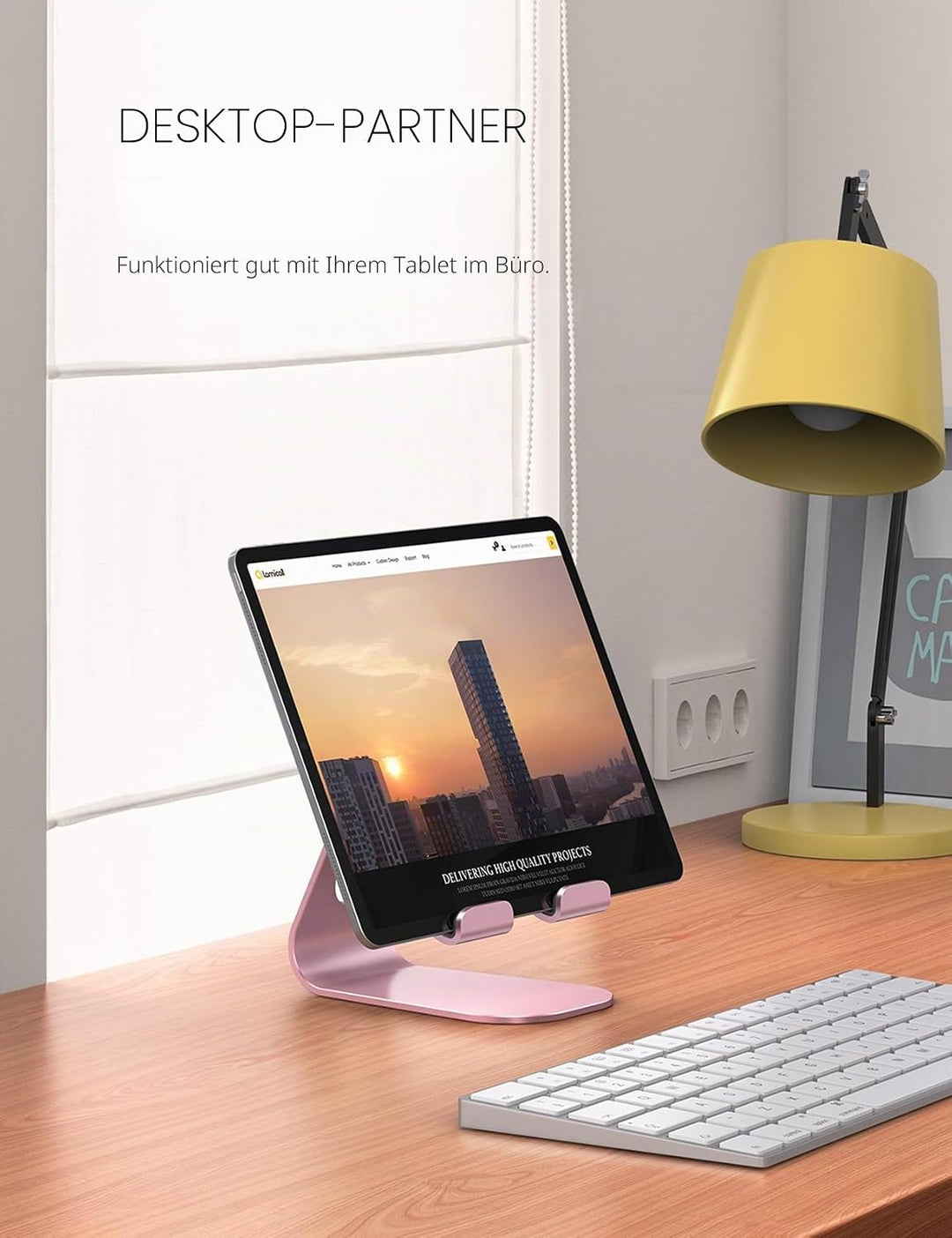 Lamicall Tablet Ständer Verstellbare, Tablet Halterung - Universal Halter, Halterung, Dock für 2024