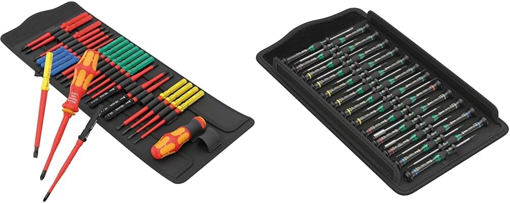 Wera 05006617001 Kraftform Kompakt VDE Big Pack 1, 26-teilig & 05134000001 Kraftform Micro Big Pack