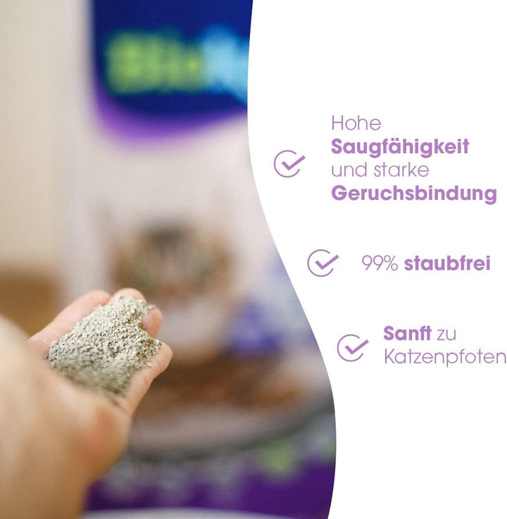 Biokat's Micro classic Katzenstreu ohne Duft - Klumpstreu aus Bentonit mit extra feiner Körnung für