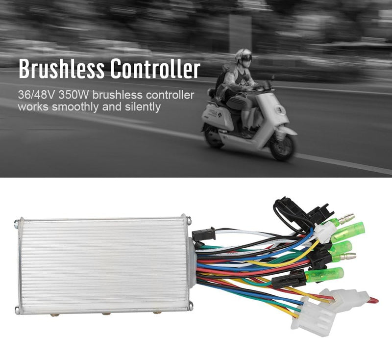 Brushless Controller 36V / 48V 350W Aluminiumlegierung E-Bike Brushless Motor Controller für Elektro