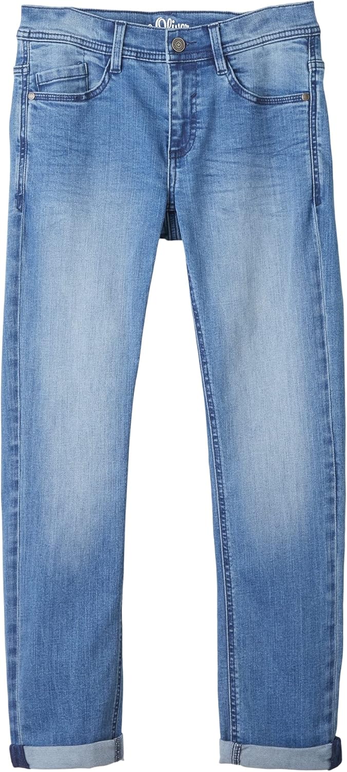 s.Oliver Jungen Jeans, Seattle Regular Fit 140 Light Blue Denim, 140 Light Blue Denim