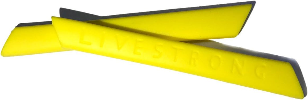 HKUCO Black/Titanium Polarized Replacement Lenses plus Yellow Earsocks Rubber Kit For Oakley Racing