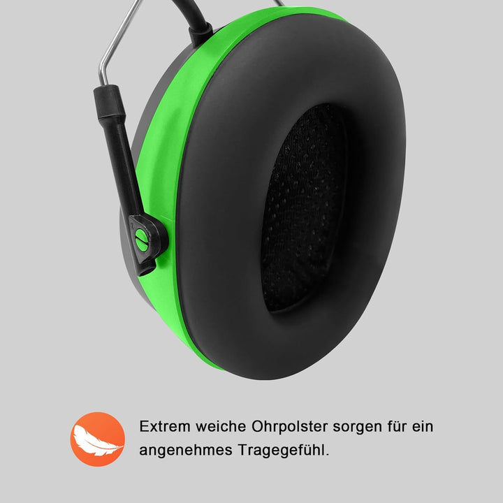 Bluetooth 5.3 Gehörschutz mit Radio DAB/DAB + FM, wiederaufladbare elektrische Gehörschutzkapsel mit