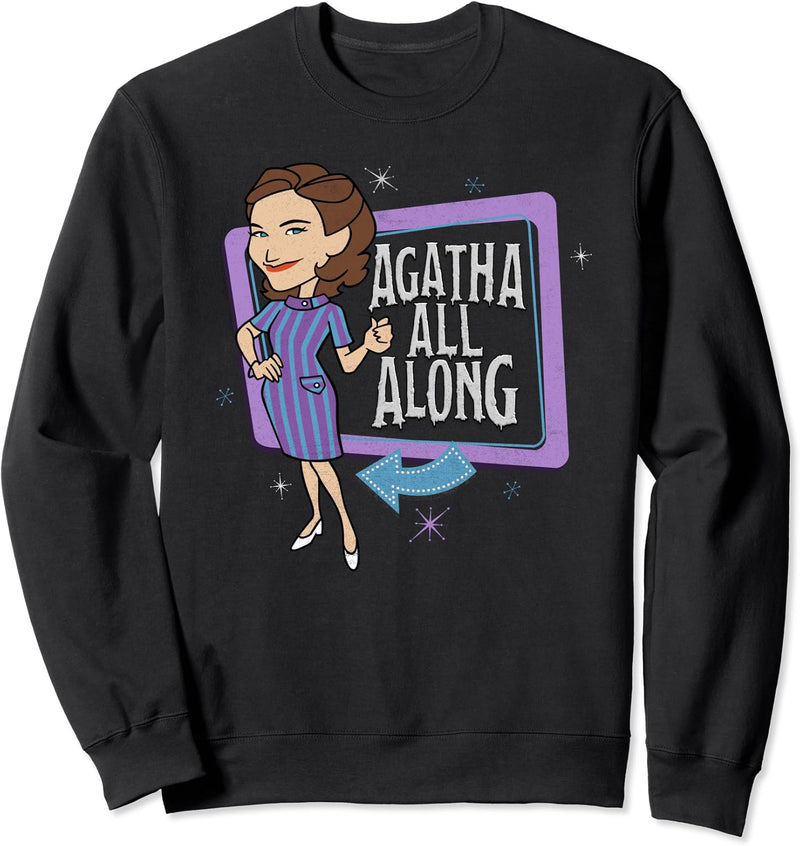 Marvel WandaVision Agatha All Along Retro Sweatshirt