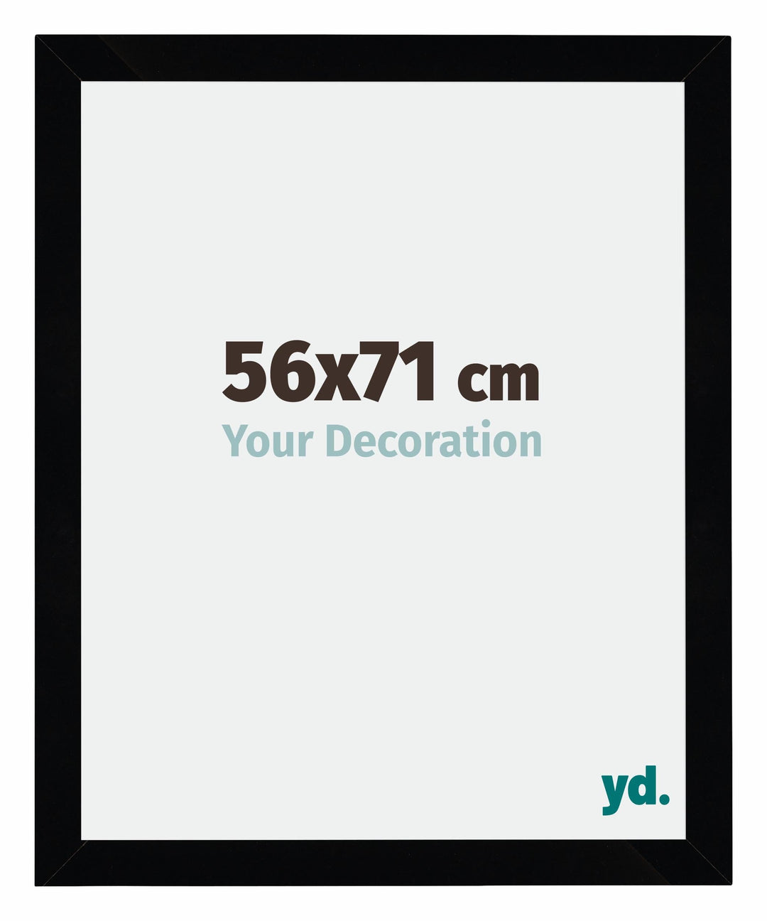 yd. Your Decoration - Bilderrahmen 56x71 cm - Bilderrahmen aus MDF mit Acrylglas - Antireflex - Ausg