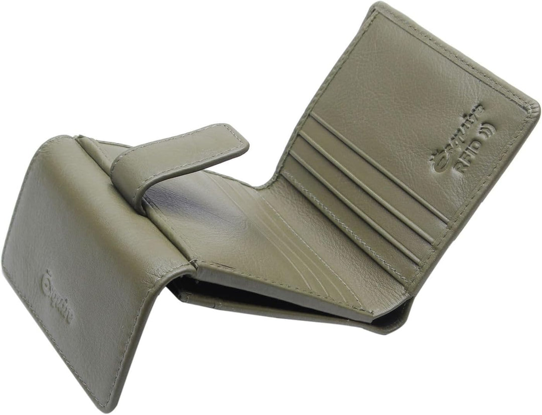 Esquire Peru Geldbörse RFID Leder 10 cm Einheitsgrösse Olive, Einheitsgrösse Olive