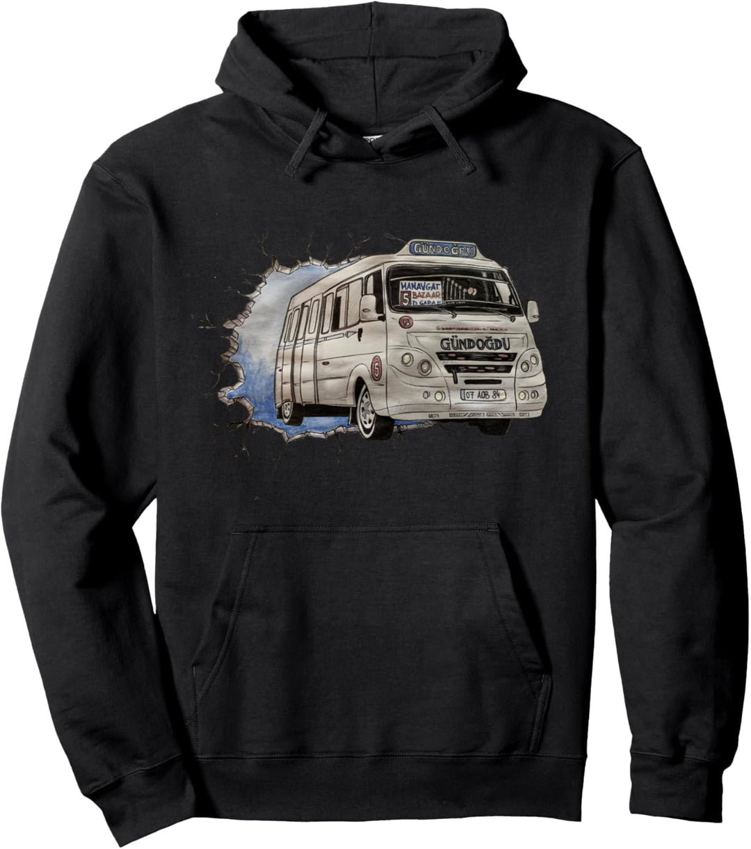 Türkei Gündogdu Urlaub Touristen Dolmus Bus Manavgat Antalya Pullover Hoodie