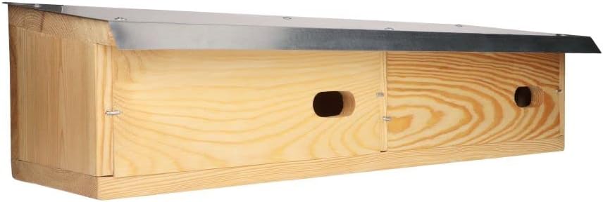 Doppelter Klassischer Mauerseglerkasten Zur Aufputzmontage MKW Premium - Stabiler nisthaus für Wildv