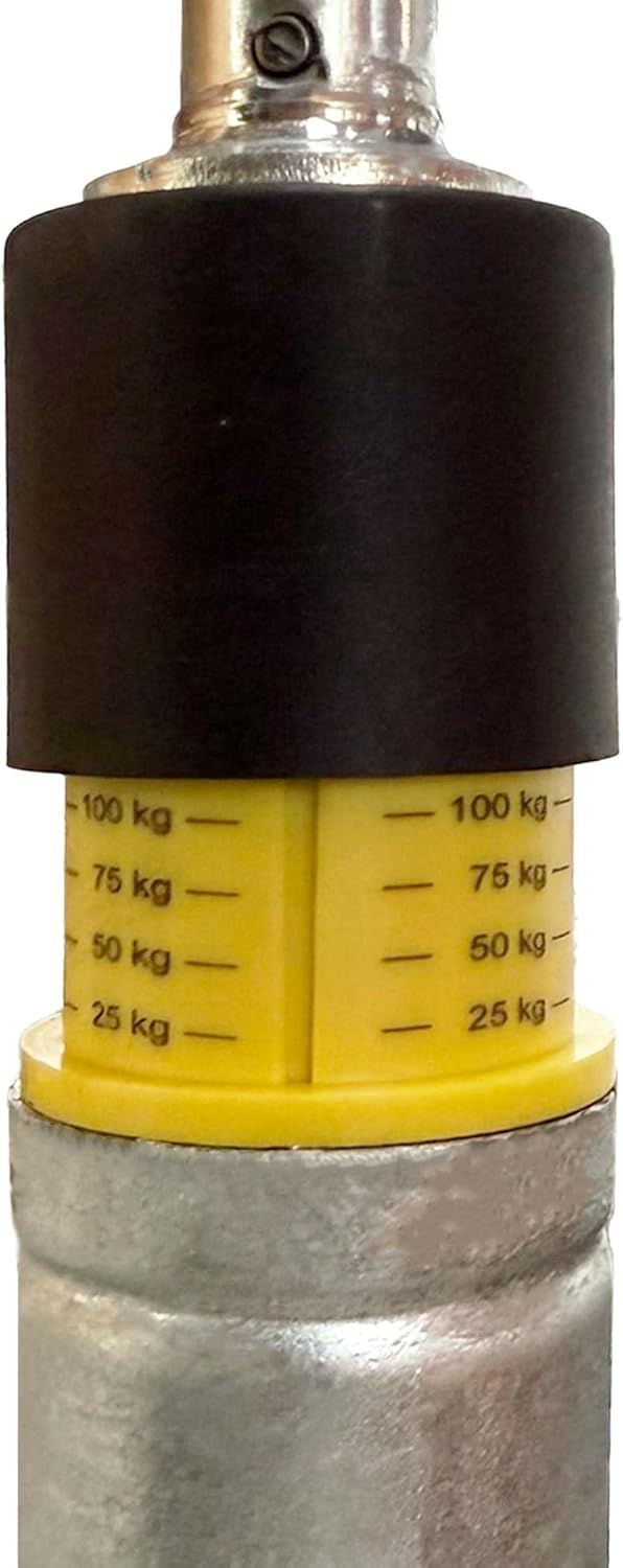 The Drive | Premium Anhänger-Stützrad Ø48 mm mit integrierter Stützlastanzeige | 150 kg Tragkraft –
