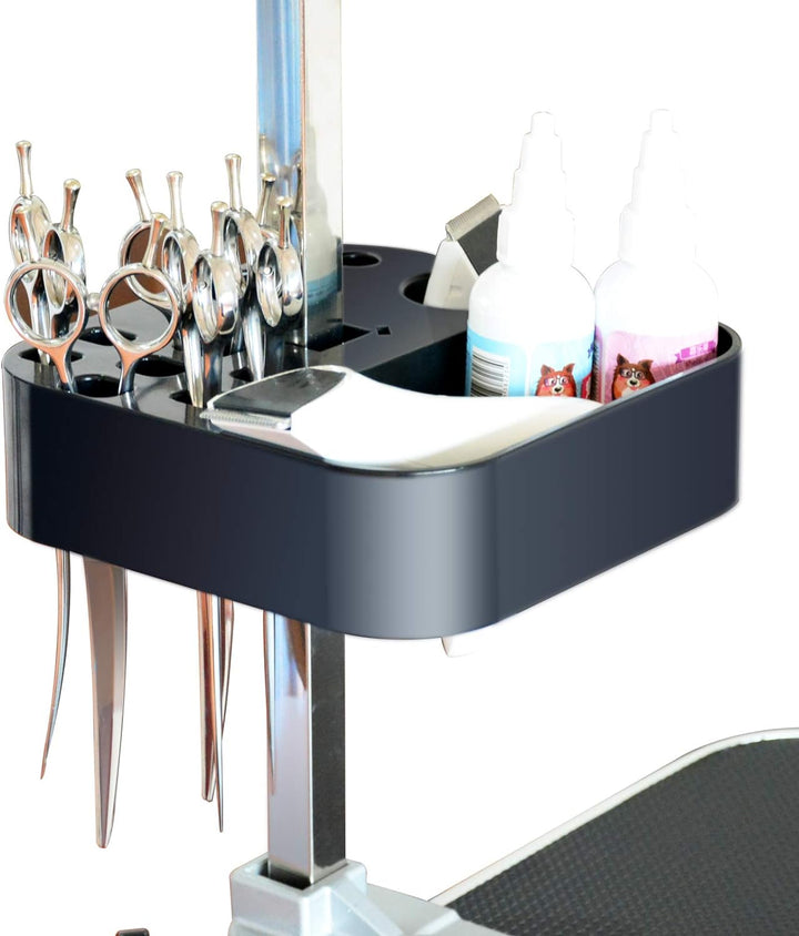 Gravitis tragbar Pet Grooming Tools Halterung für fellpflegetisch für Hunde und Arm Schwarz, Schwarz